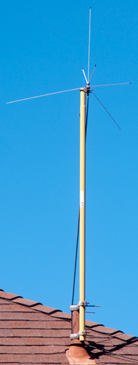 2 meter 1/4
                    wave antenna