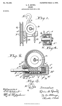 Chain Hoist
                Patent 1903