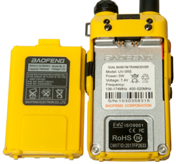 BaoFeng
                      UV-5R & BL-5 Li-Ion Battery