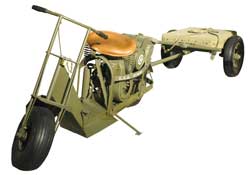 Cushman
                  1044 Airborne motor scooter and trailer