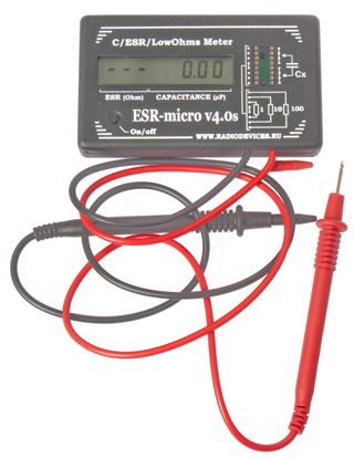 ESR Capacitance Meter version 4.0s