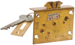 Eagle
                      Lock Co. 4-Lever Cabinet Lock
