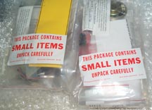 Electronic Gold Mine
          Small Parts Packaging
