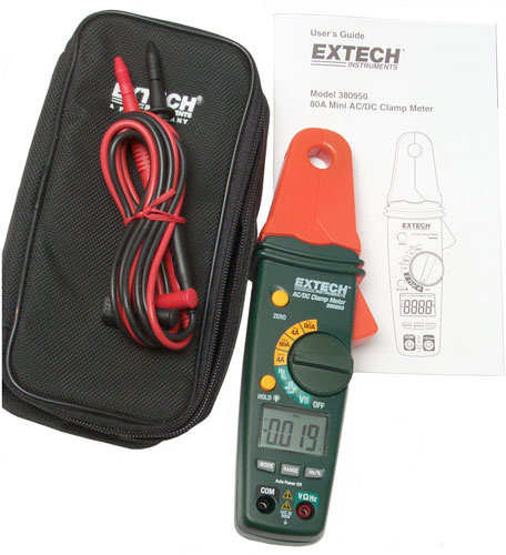 Extech 380950 AC/DC Clamp Meter