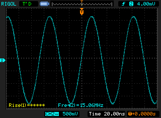 15 MHz
              Output of FE5650A