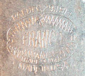 Franco
                  Pocket Flashlight Trademark 1914