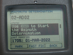 Dual
                    Polaris GPS Azimuth Determination