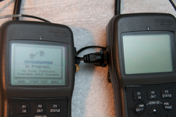 Reprogramming
                  the 2009 version Polaris GPS back to the 2007 version