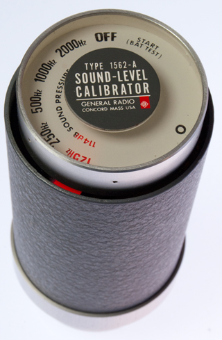 General Radio
                  1562-A Sound-Level Calibrator Control End