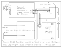 Gomco G180
                      Wiring Diagram copyright Brooke Clarke 2015