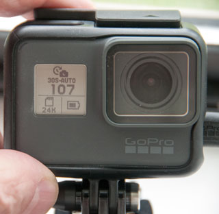 GoPro Hero5
                      Black Front in Night Lapse mode