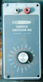Heathkit
                  IN-22 Condenser Substitution Box