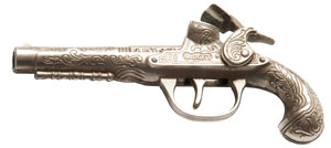 Hubley
                        Midget Flintlock single shot cap gun