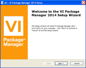Installing VI Package Manager
                    (VIPM)
