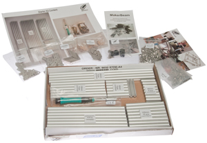 Maker Beam
                    Starter Kit box as received