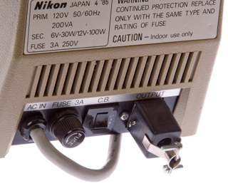 Nikon
                    Microscope Power Supply TU
