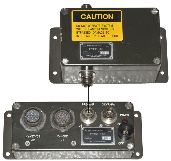 PTPC-100
                Control & PTPE-100/PTPE-101 225 - 270 MHz 13 dB gain
                low noise Preamplifier