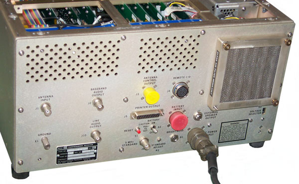 BR Communications
        RCS-5B Chirp ReceiverRear Panel