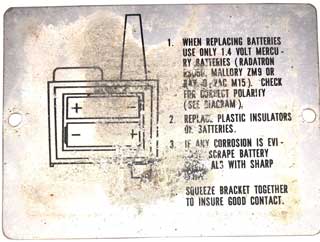 Radatron Radar Sentry sheetmetal visor clip