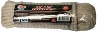3/8"
                      x 50', 3-strand, Cotton, IIT Tools No. 48710