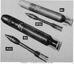 M6A1, M7A1, M8 & M9 Rockets