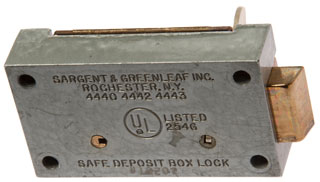 S&G
                      4440 Safe Deposit Box Lock