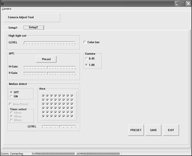 RS-232 Control software for Mintron 63V5