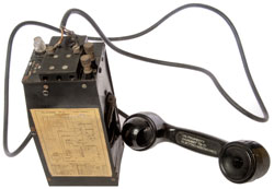 TP-3 Sound Powered
                      Telephone Set