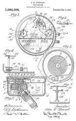 1080308 Speedometer, John K Stewart, Stewart
                  Warner Speedometer Corp,1913-12-02