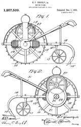 1207539 Motor-plow, Benjamin F Gravely Jr,
                  1916-12-05, -