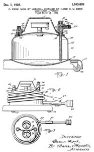 1563609 Lubricating
                  Device, Zerk Oscar Ulysses, Bassick Mfg, 1925-12-0