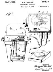 2048439
                      Photographic apparatus, Sherman M Fairchild,
                      1936-07-21, - intervalometer