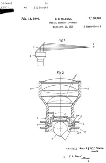 2190569
                              Optical sighting apparatus, Macgill
                              Charles Dakymple, Barr and Stroud Ltd,
                              1940-02-13 - Reflector Gn Sight Mk II,
                              Spitfire