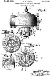2219295 Pneumatic erection device for gyroscopes,
                  Leslie F Carter, 1940-10-29