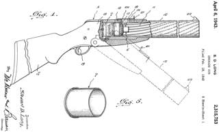 2315753 Grenade gun,
                Stewart D Long, 1943-04-06, 42/105; 102/438; 89/1.1;
                102/483 - look and feel of M79