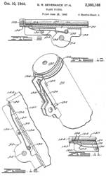 2360168
                              Flare pistol, Glen R Severance, Frederick
                              K Comiskey, Hilten E Jones, Eureka Vacuum
                              Cleaner Co, Oct 10, 1944, 42/46, 42/1.15 -
                              AN/M8 Flare Pistol