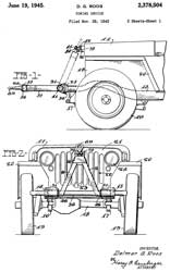 2378504 Towing device, Delmar G Roos, Willys
                    Overland, App: 1943-11-26, Pub: 1945-06-19,
