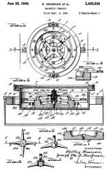 2402638
                      Magnetic compass, Krasnow Shelley, Joseph M S
                      Kaufman, 1946-06-25