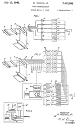 2403985 Sound
                      reproduction, Jr Walter Koenig, Bell Labs, App:
                      1945-04-03