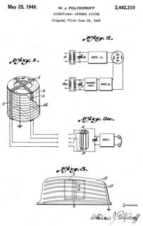 2442310 Directional
                  antenna system, Wladimir J Polydoroff, 1948-05-25