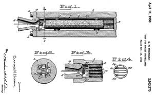 2503270 Trap for rocket propellants, Clarence N
                  Hickman, Sec of War, Filed:1944-11-16