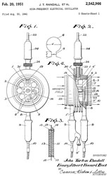 2542966
                      High-frequency-electrical oscillator, Howard Boot
                      Henry Albert, Turton Randall John, English
                      Electric Valve Co Magnetron