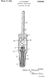 2632042
                      Electrical crystal unit, James E Fitchett, GTE
                      Sylvania, 1953-03-17