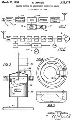 2828475 Remote
                      control or measurement indicating means, Russell I
                      Mason, Navy, App: 1944-03-16