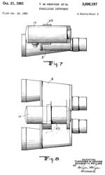 3006197
                          Stabilizing instrument, Theodore W Kenyon,
                          Ernest H Pallme, Kenyon Labs, App: 1960-01-18