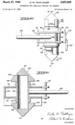 3027025
                    Apparatus for handling freight in transit, Keith W
                    Tantlinger, Sea Land Service, 1962-03-27