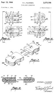 3273105
                        Plug-jack connector, Stephen L Klassen, Thermo
                        Electric Co, 1966-09-13,