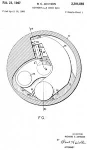 3304866 Centrifugally armed fuze, Richard C
                  Johnson, Honeywell, App: 1965-04-16