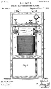 353827
                      Dynamo-electric igniting-machine, H. Julius Smith,
                      Dec 7, 1886, 310/69