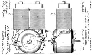 354539 Dynamo
                  electric Machine and Electric Motor, C.G. Curtis &
                  S.S. Wheeler, 1886-12-21